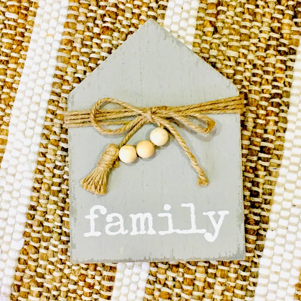 Farmhouse wood home decor — cottage —tiered tray decoration — new home g…